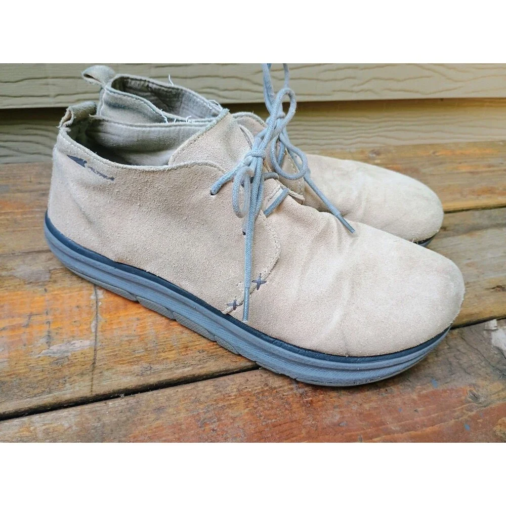 Altra Natural Run Desert Chukka Boots Shoes Mens Size 11.5 - Tan Taupe Suede